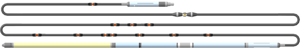 Прибор комплексный электрического каротажа, и инклинометрии К1А-723-М(К8)
