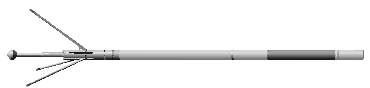 Каверномер скважинный малогабаритный КСМ-43-3